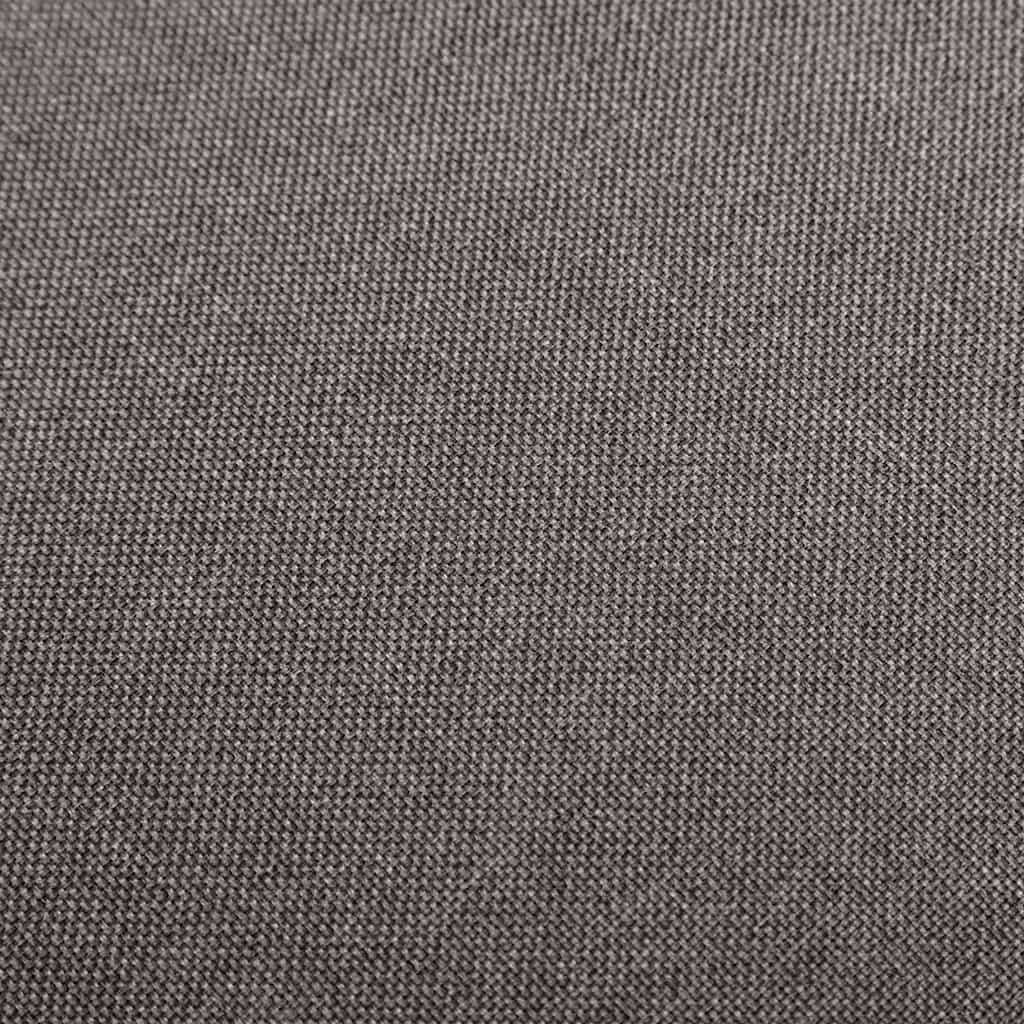 Sgabelli da Bar 2 pz Grigio Chiaro in Tessuto