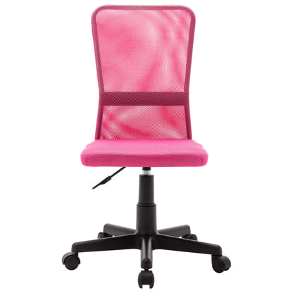 Sedia da Ufficio Rosa 44x52x100 cm in Tessuto a Rete - homemem39