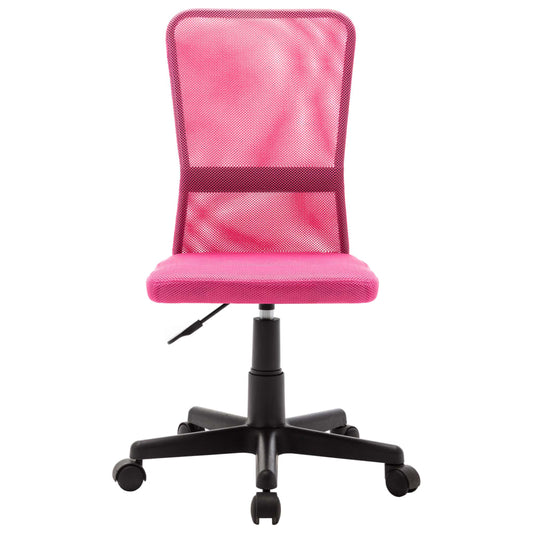 Sedia da Ufficio Rosa 44x52x100 cm in Tessuto a Rete - homemem39