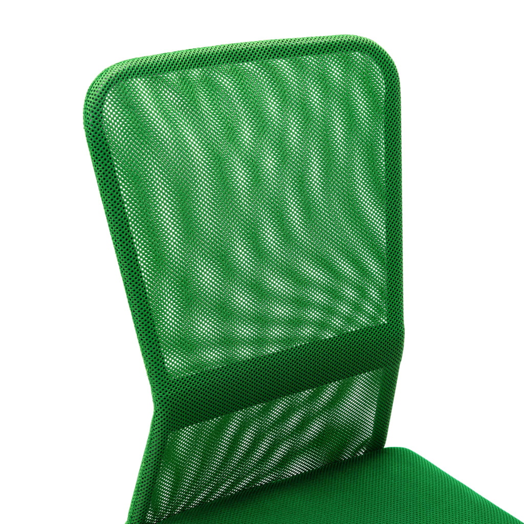 Sedia da Ufficio Verde 44x52x100 cm in Tessuto a Rete - homemem39