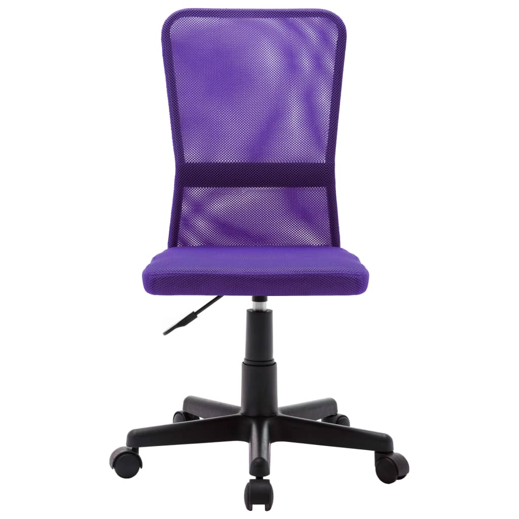 Sedia da Ufficio Viola 44x52x100 cm in Tessuto a Rete - homemem39