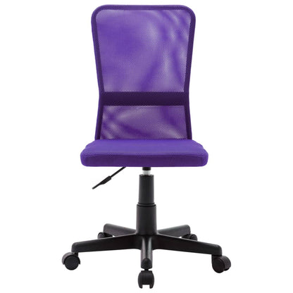 Sedia da Ufficio Viola 44x52x100 cm in Tessuto a Rete - homemem39