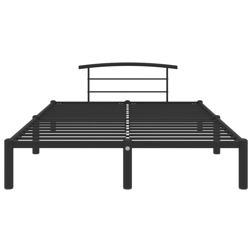 Giroletto Nero in Metallo 160x200 cm | homemem39