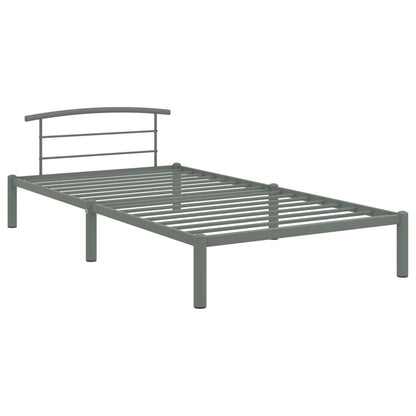 Giroletto Grigio in Metallo 90x200 cm | homemem39
