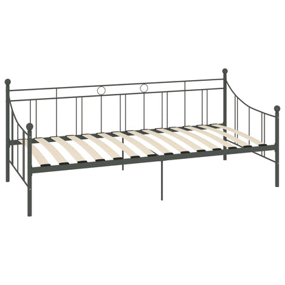 Telaio Divano Letto Grigio in Metallo 90x200 cm | homemem39