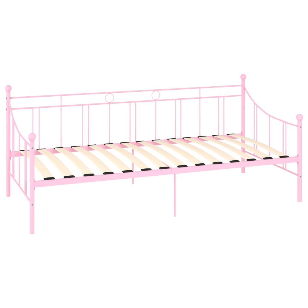 Telaio Divano Letto Rosa in Metallo 90x200 cm | homemem39