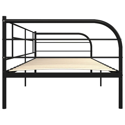 Telaio Divano Letto Nero in Metallo 90x200 cm | homemem39