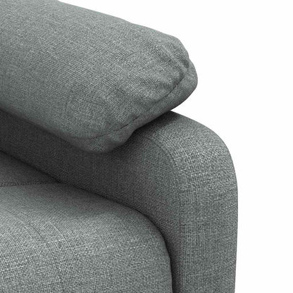 Poltrona Reclinabile in Tessuto Grigio Scuro | homemem39