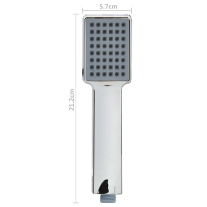 Soffione Doccia Manuale con Tubo 1,5 m Cromato - homemem39