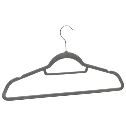 Set Appendiabiti 20 pz Antiscivolo Grigio in Velluto - homemem39