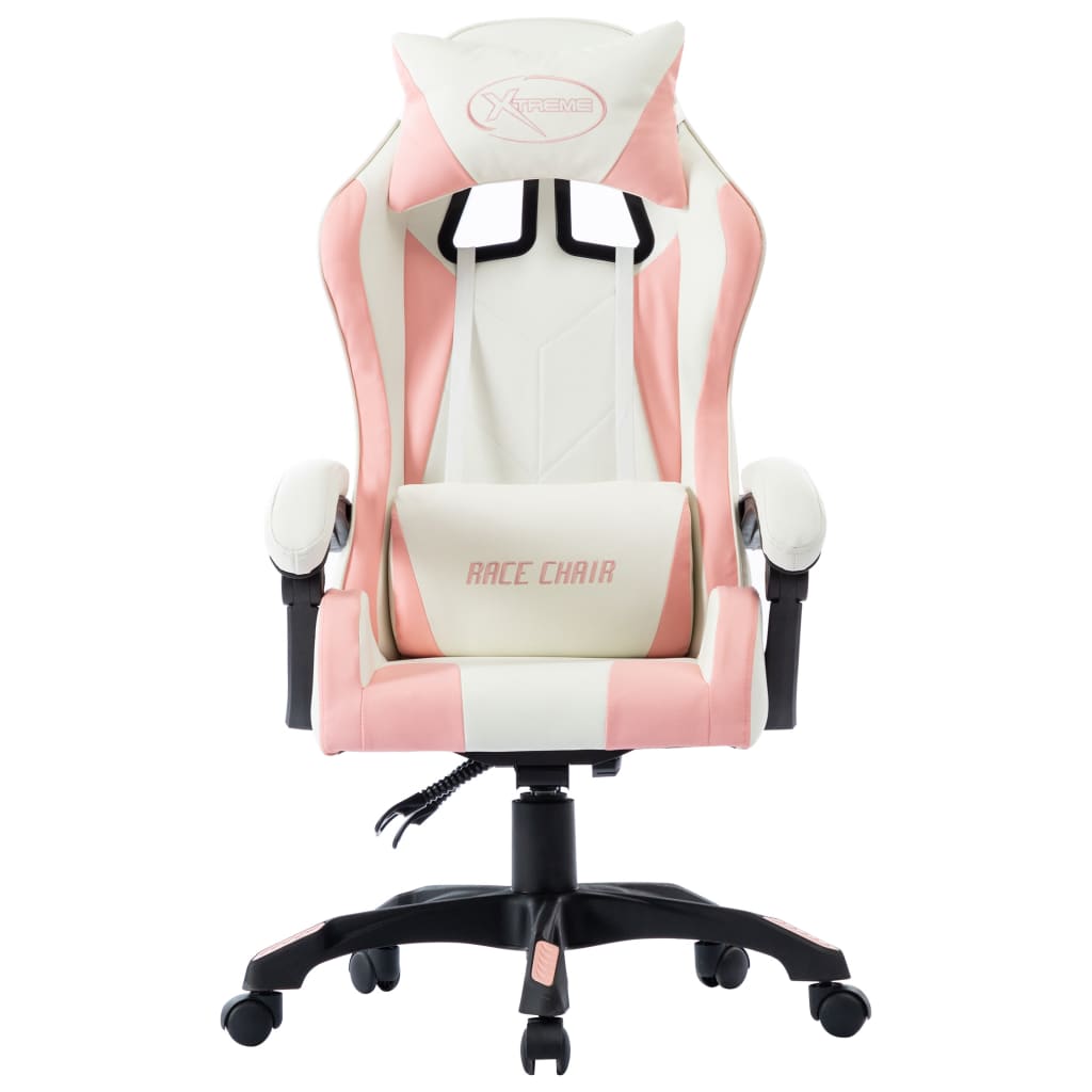 Sedia da Gaming Rosa in Similpelle | homemem39