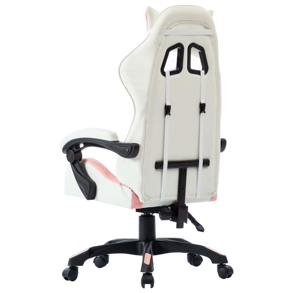 Sedia da Gaming Rosa in Similpelle | homemem39