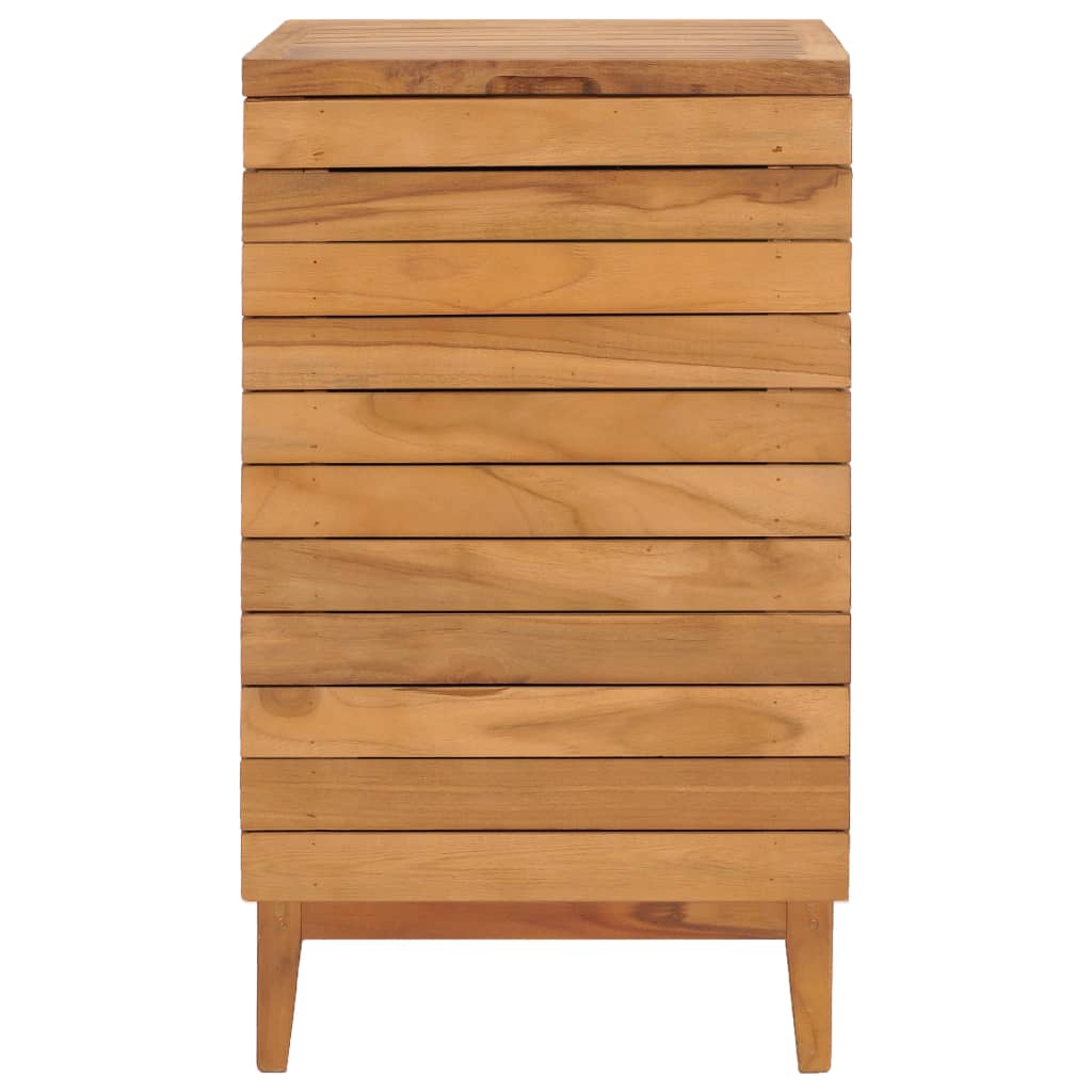 Cesto Portabiancheria 40x40x70 cm in Massello di Teak | homemem39