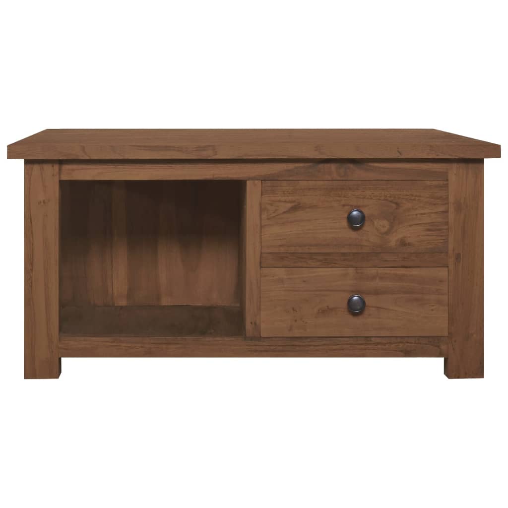 Tavolino da Salotto 68x68x33 cm in Legno Massello di Teak | homemem39