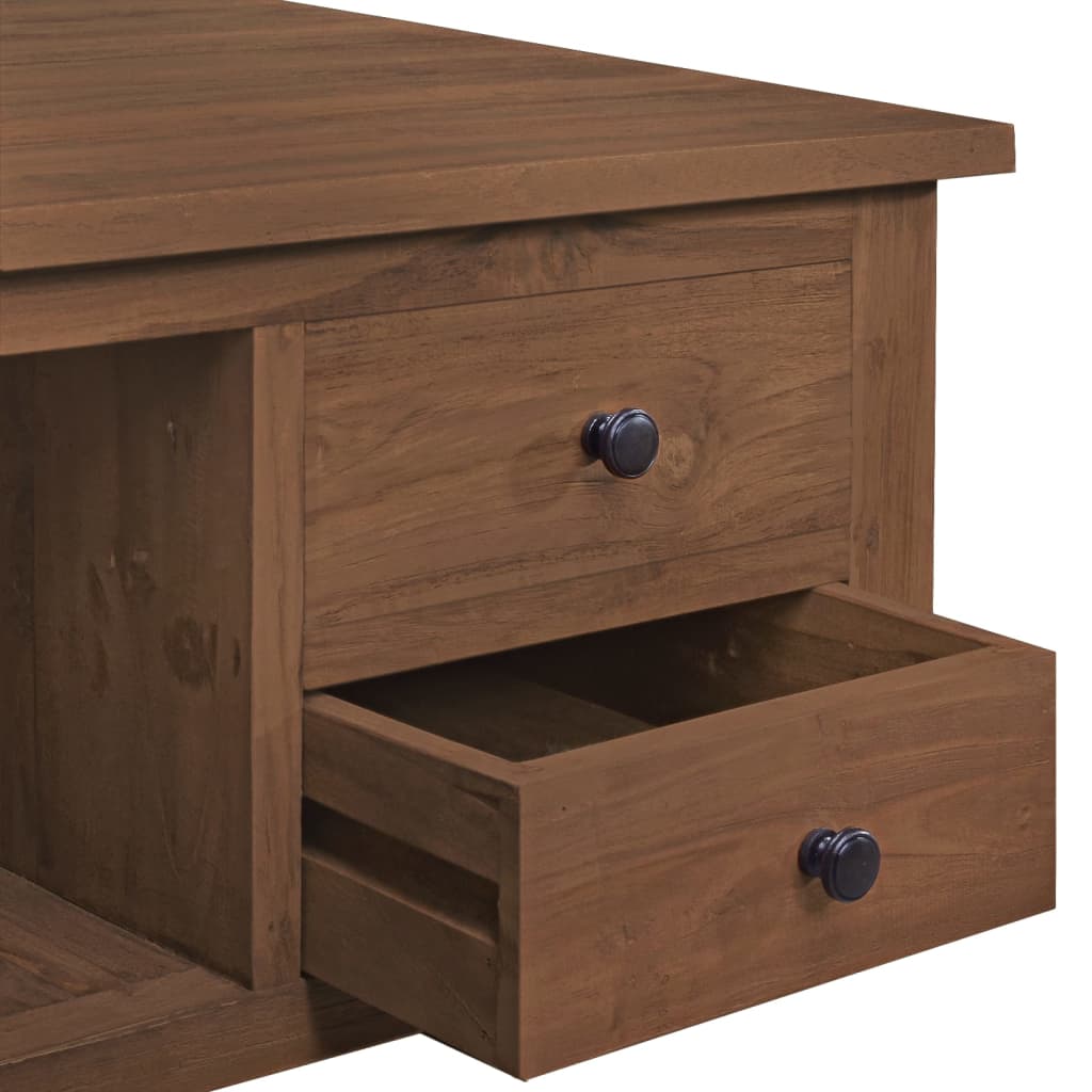 Tavolino da Salotto 68x68x33 cm in Legno Massello di Teak | homemem39