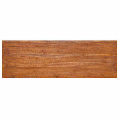 Mobile TV a Parete 90x30x30 cm in Legno Massello di Teak - homemem39