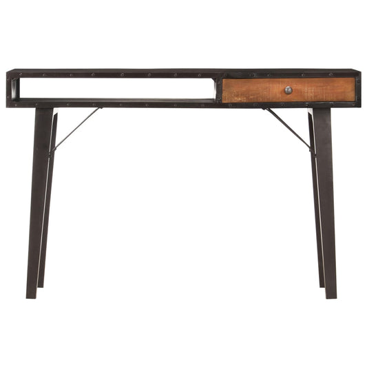 Tavolo Consolle 118x35x76 cm in Legno Massello di Recupero - homemem39