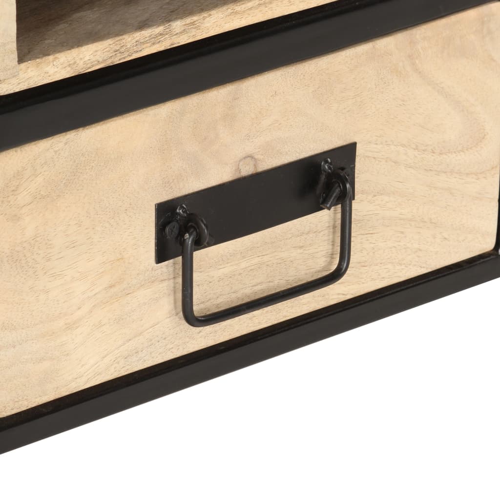 Tavolino da Salotto 100x50x40 cm in Legno Massello di Mango