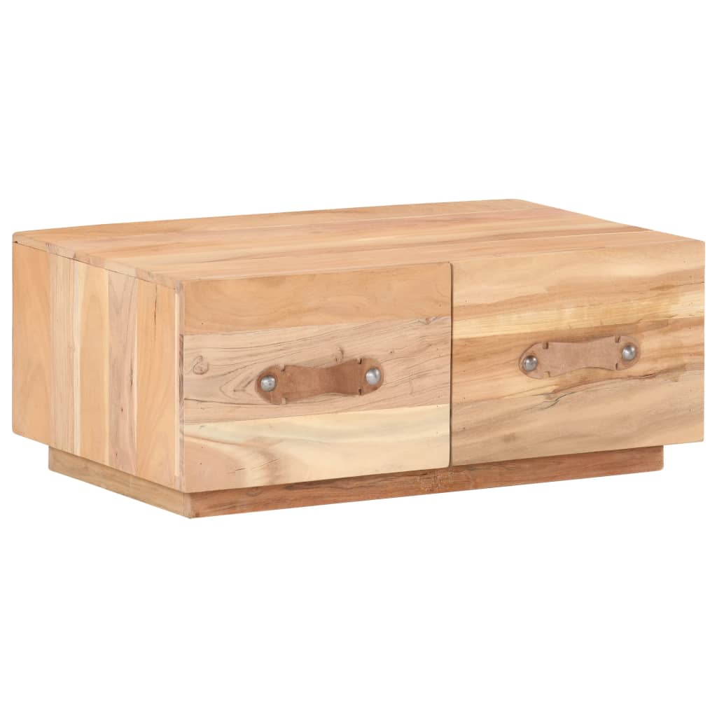 Tavolino da Salotto 90x50x35 cm in Legno Massello di Recupero | homemem39