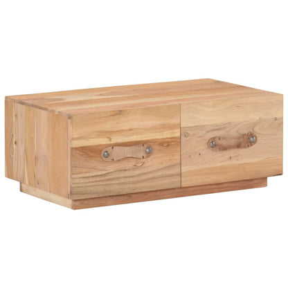 Tavolino da Salotto 90x50x35 cm in Legno Massello di Recupero | homemem39