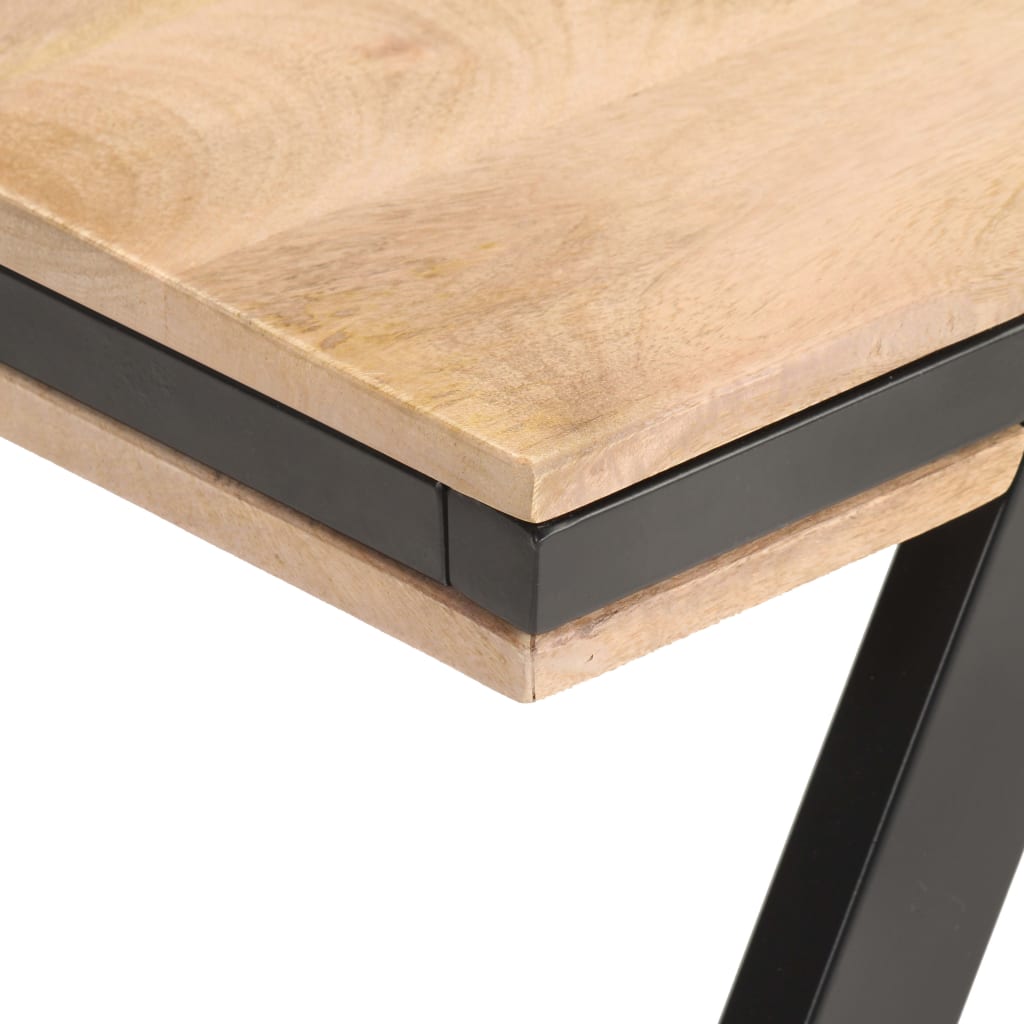 Tavolino da Salotto 114x65x40 cm in Legno Massello di Mango | homemem39