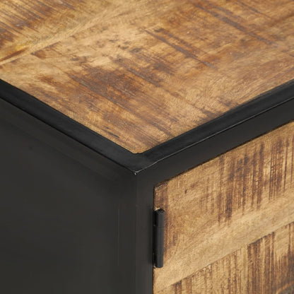 Tavolino da Salotto 105x50x35 cm in Legno di Mango Grezzo | homemem39