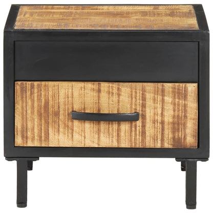Comodino 40x40x35 cm in Legno di Mango Grezzo | homemem39