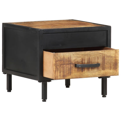 Comodino 40x40x35 cm in Legno di Mango Grezzo | homemem39