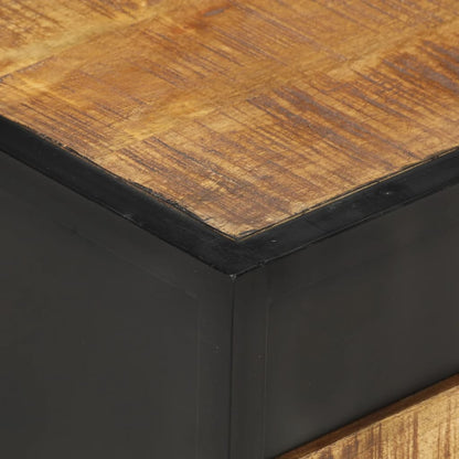 Comodino 40x40x35 cm in Legno di Mango Grezzo | homemem39