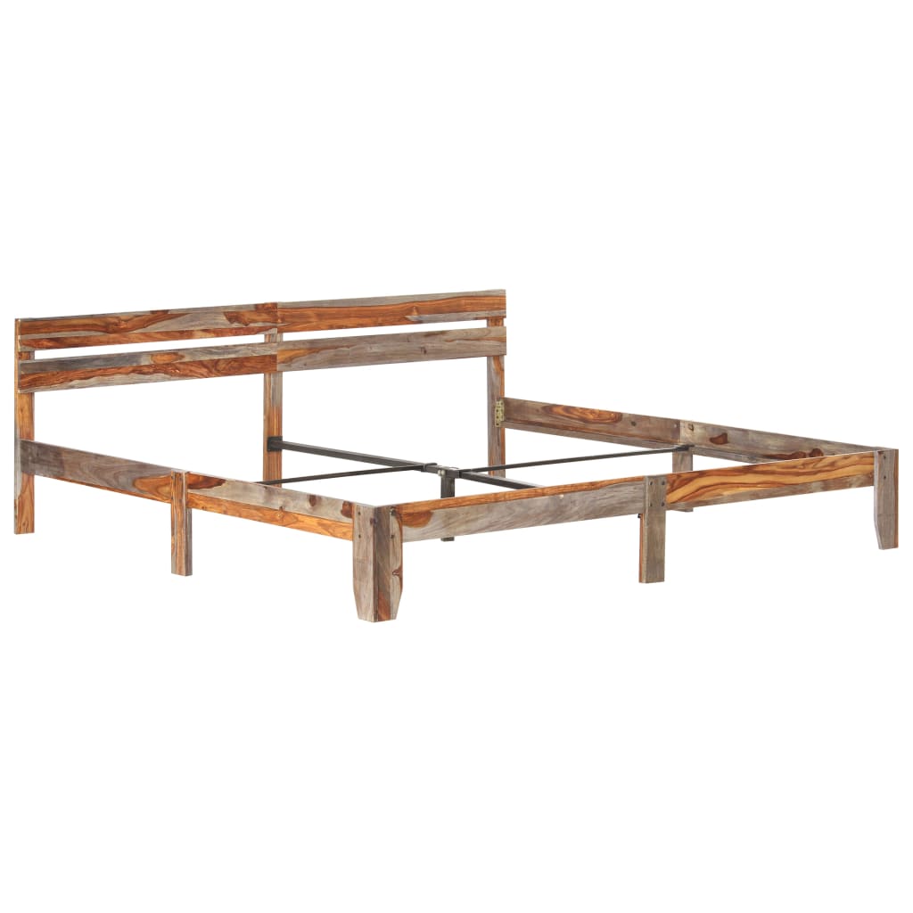 Giroletto senza Materasso in Legno Massello 200x200 cm | homemem39
