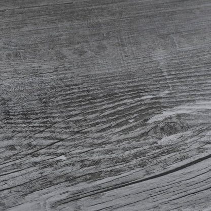 Listoni Pavimento PVC 5,02 m² 2 mm Autoadesivi Grigio Lucido - homemem39