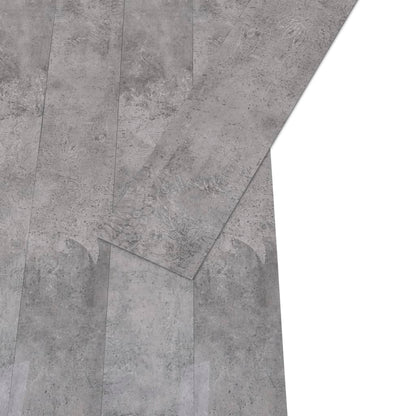 Listoni Pavimenti Non Autoadesivi 5,26m² 2mm Cemento Marrone - homemem39