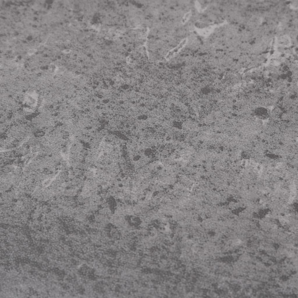 Listoni Pavimento in PVC 4,46 m² 3mm Autodesivi Marrone Cemento - homemem39