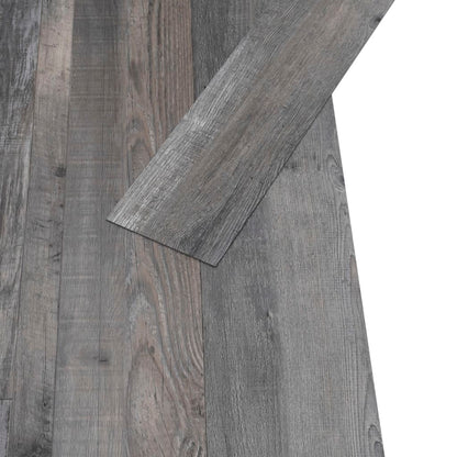 Listoni Pavimento PVC 4,46 m² 3 mm Autodesivi Legno Industriale - homemem39