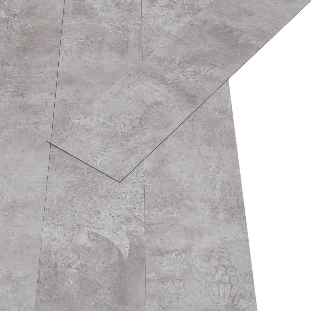 Listoni Pavimento PVC 5,02 m² 2 mm Autoadesivi Grigio Terra - homemem39