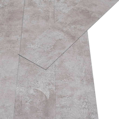 Listoni Pavimento PVC 5,02 m² 2 mm Autoadesivi Grigio Terra - homemem39