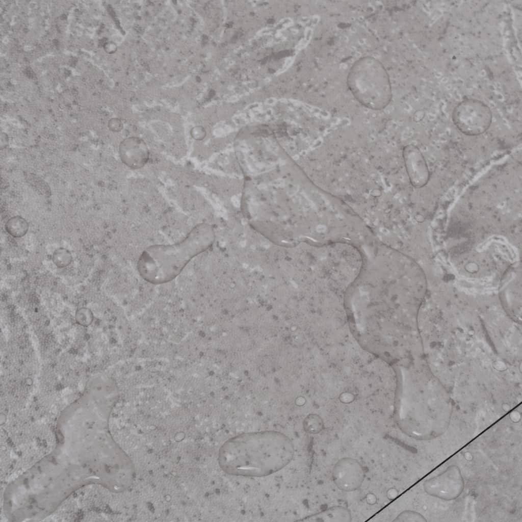 Listoni Pavimento PVC 5,02 m² 2 mm Autoadesivi Grigio Terra - homemem39