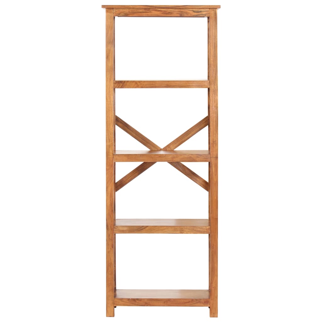 Libreria 60x30x160 cm Legno Massello Acacia Finitura Ambra | homemem39