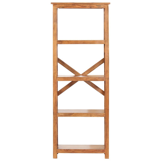 Libreria 60x30x160 cm Legno Massello Acacia Finitura Ambra | homemem39