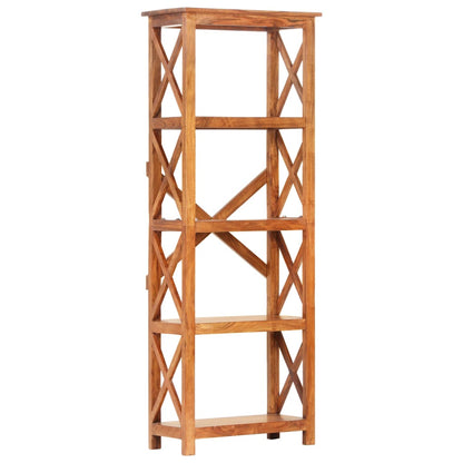 Libreria 60x30x160 cm Legno Massello Acacia Finitura Ambra | homemem39