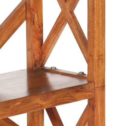 Libreria 60x30x160 cm Legno Massello Acacia Finitura Ambra | homemem39
