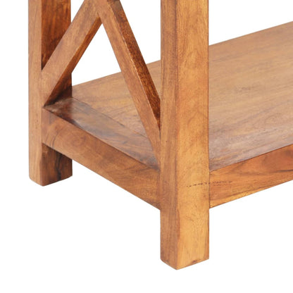 Libreria 60x30x160 cm Legno Massello Acacia Finitura Ambra | homemem39