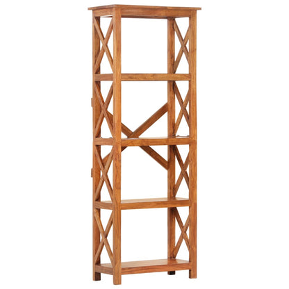 Libreria 60x30x160 cm Legno Massello Acacia Finitura Ambra | homemem39