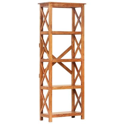 Libreria 60x30x160 cm Legno Massello Acacia Finitura Ambra | homemem39