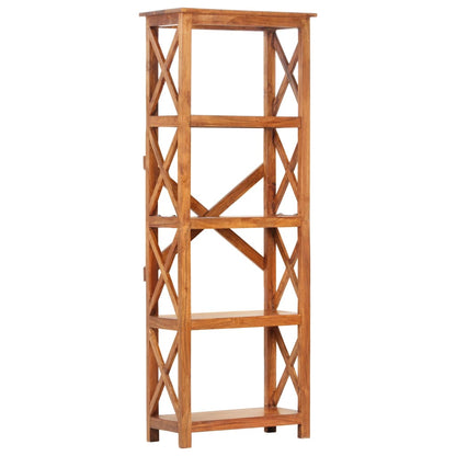 Libreria 60x30x160 cm Legno Massello Acacia Finitura Ambra | homemem39