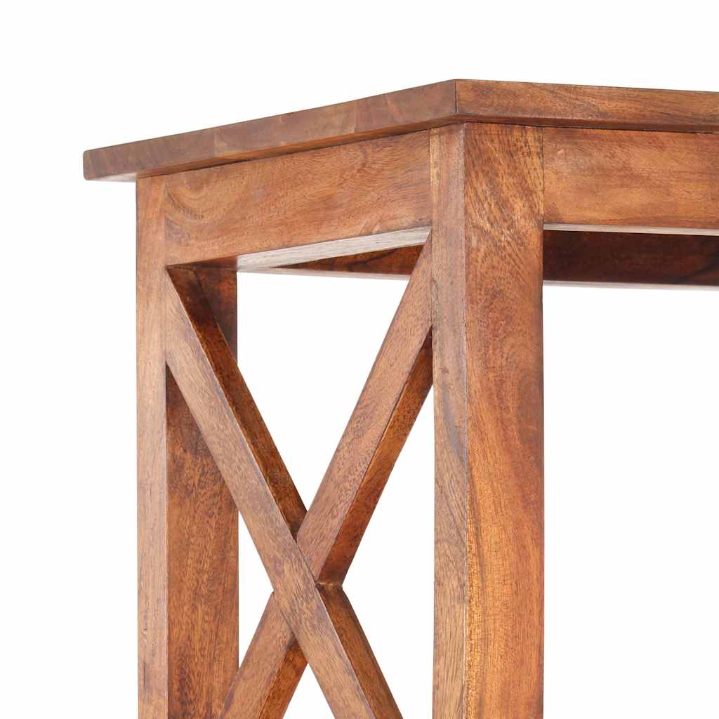 Libreria Legno Massello Acacia Finitura Ambra