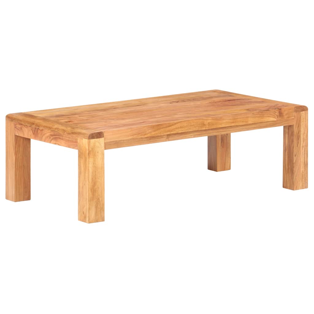 Tavolino da Salotto 110x60x35 cm Massello Acacia Finitura Ambra | homemem39