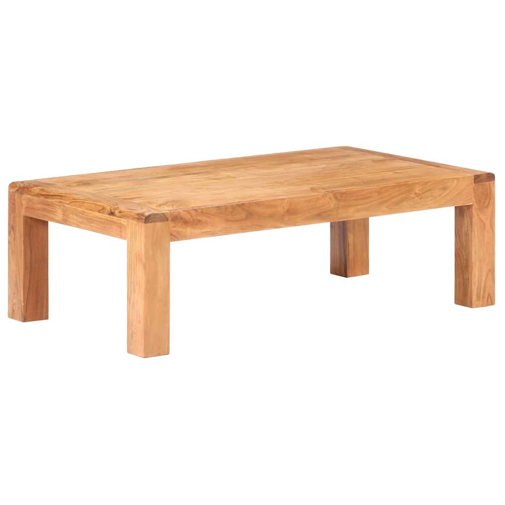 Tavolino da Salotto 110x60x35 cm Massello Acacia Finitura Ambra | homemem39