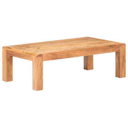 Tavolino da Salotto 110x60x35 cm Massello Acacia Finitura Ambra | homemem39