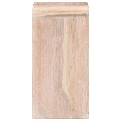 Comodino 40x30x60 cm in Legno Massello di Acacia